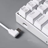 Teclado Redragon Gamer Mecanico Dragonborn K630rgb-sp Brown Swich Español Iluminación Rgb Blanco Usb