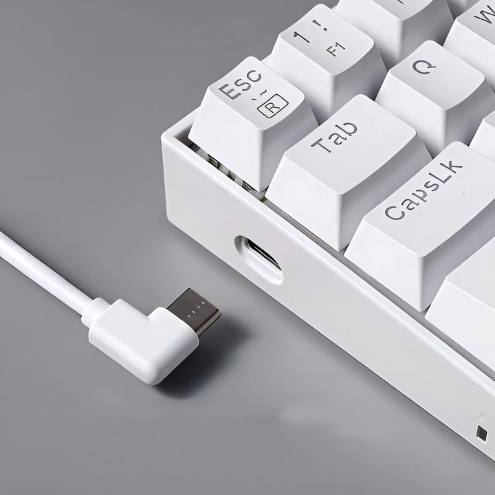 Teclado Redragon Gamer Mecanico Dragonborn K630rgb-sp Brown Swich Español Iluminación Rgb Blanco Usb