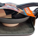 Set Plancha Para Asar Imusa Talent + Sarten + Utensilios Gris