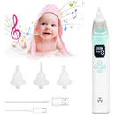 Aspirador Nasal Electrico Recargable Musical Para Bebe Blanco