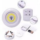 Luz Led Set X3 Lampara Adhesiva Control Remoto Color Blanco