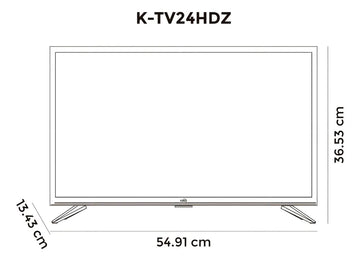Tv Kalley 24 Pulgadas 60 Cm K-tv24hdz Hd Led Tv