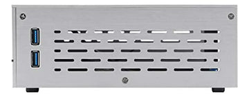 Chasis De Pc Mini-itx De Aluminio Para Htpc Con Vidrio Templ