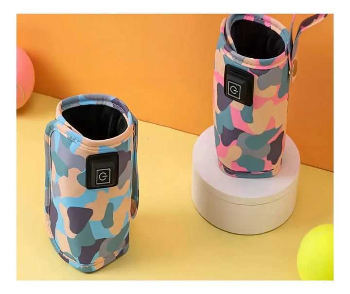 Calentador De Biberon Portátil Usb Para Vehículo/coche Rosa Rosa Pálido