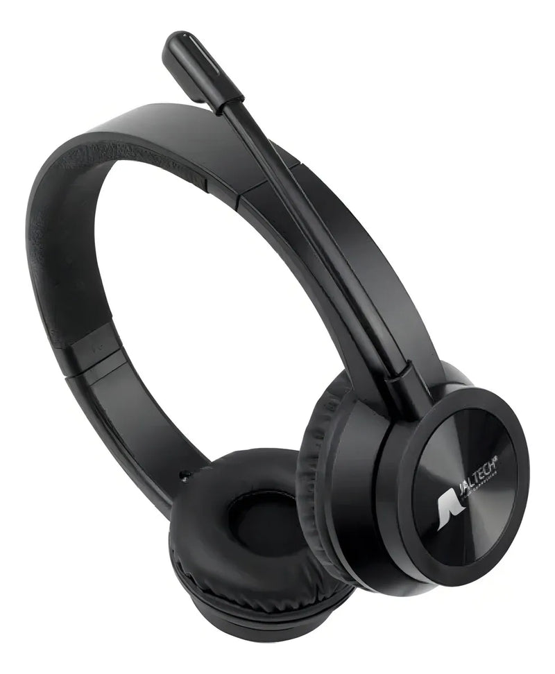 Audifonos Diadema Usb Ligera Con Control Volumen Jaltech Q5 Color Negro