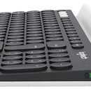 Teclado bluetooth Logitech QWERTY español latinoamérica color negro y blanco
