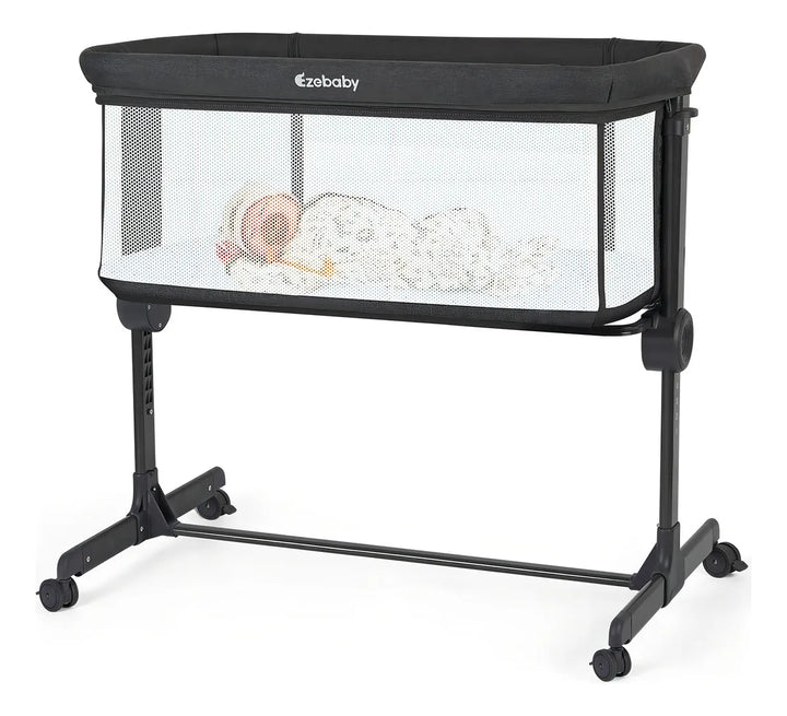 Cesta Para Bebé Ezebaby Junto A La Cama Con 7 Alturas Ajusta