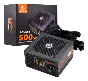 Fuente De Poder 500w Bronce 80+ Reales 500 W 80 Plus Bronze Negro