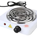 Estufa Eléctrica Sencilla Portátil De Un Puesto 1000w Blanco
