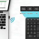 Teclado Numerico Inalambrico Para Pc O Notebook Genius 1000 Teclado Negro Idioma Español Latinoamérica