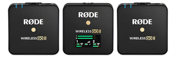 Micrófonos Rode Wireless GO II Condensador Omnidireccional color negroS