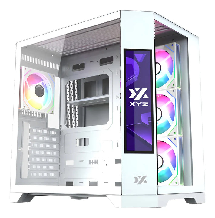 Gabnete Xyz Neutron White 4fans A-rgb 120mm Controlador Dual Blanco