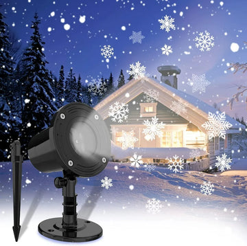 Luz Navideña Nieve Led