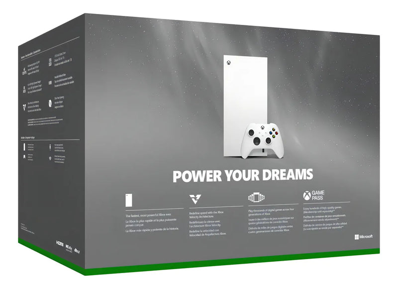 Consola Xbox Series X Edición Digital 1tb Ssd Robot White Blanco