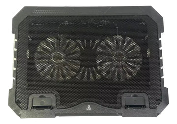 Base Refrigerante Computador Portátil 2 Ventiladores Enfría Diseño 1