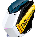 Chasis Caja Iceberg Mech One 5 Fan + Doble Tira Led M-rgb Blanco
