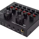 Interfaz de audio Live Sound Card V8 negra