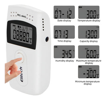Data Logger Elitech Rc-4hc Temperatura Humedad Digital