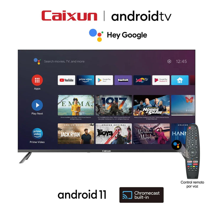 Televisor Caixun 50 Pulgadas Uhd Smart Tv Google C50vaug