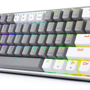 Teclado Bluetooth Redragon Fizz K616 Rgb Gris Blanco Español Idioma Español España