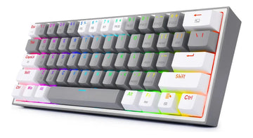 Teclado Bluetooth Redragon Fizz K616 Rgb Gris Blanco Español Idioma Español España