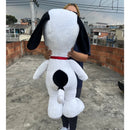 Perro Snoopy Peluche Gigante 80cm Blanco Y Negro
