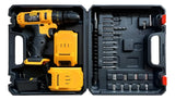 Taladro Atornillador Percutor Inalámbrico 36 Voltios Accesor - Amarillo - 50
