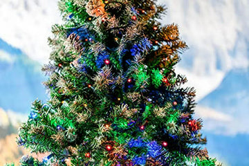 Luces Led Navideñas 50 Cuentos Multicolor 25ft Con Espaciado
