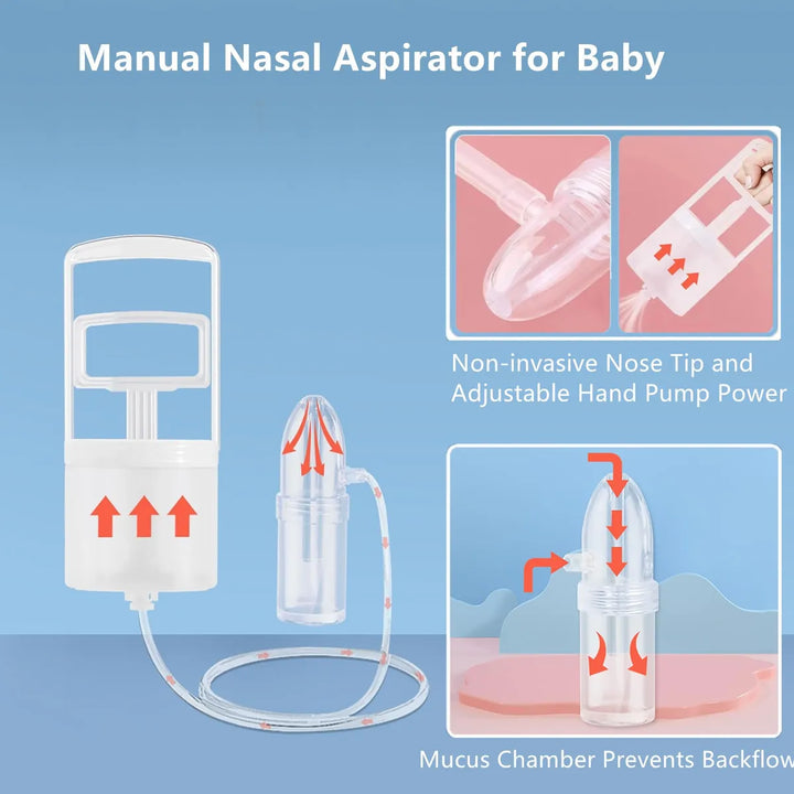 Aspirador Nasal Para Bebe, Chupon De Mocos Para Bebe, Chupon