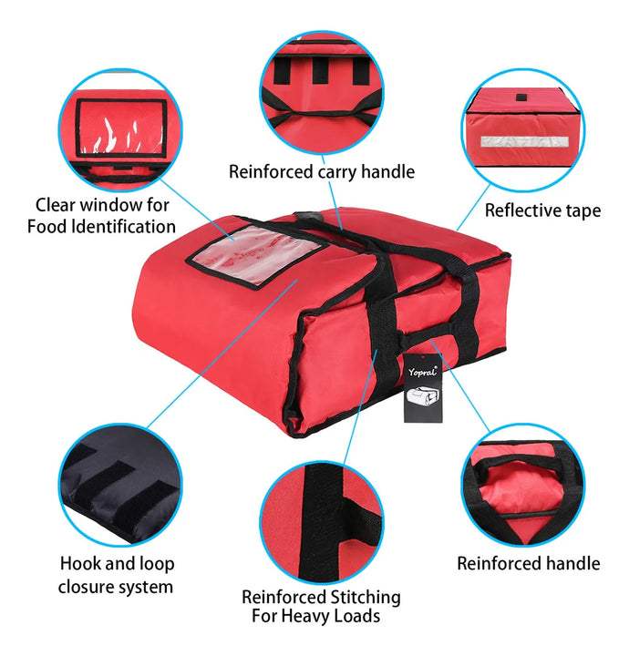 Yopral Bolsa Para Pizza, Bolsas Termicas Para Entrega De Piz