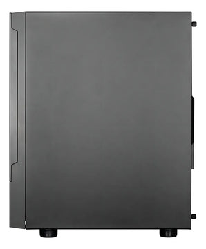 Gabinete Gamdias Talos E3 Mesh Mid Tower Rgb Vidrio Templado Color Negro