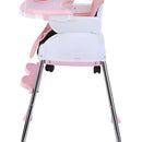 Silla Comedor Para Bebe 3 En 1 color Rosa SBEBE-1RS