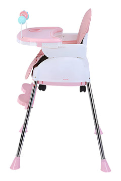 Silla Comedor Para Bebe 3 En 1 color Rosa SBEBE-1RS