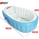 Tina Bañera Bebe Inflable Acolchada Cómoda Piscina Portátil Diseño