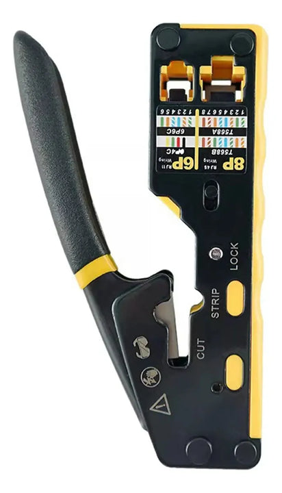 Ponchadora Crimpeadora Pinza Rj45 Rj11 Utp Cat 5/6 Pelacable