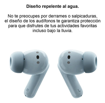 Motorola Moto Buds, Auriculares Bt 5.3 Anc Hi-res Audio, Lbl Celeste