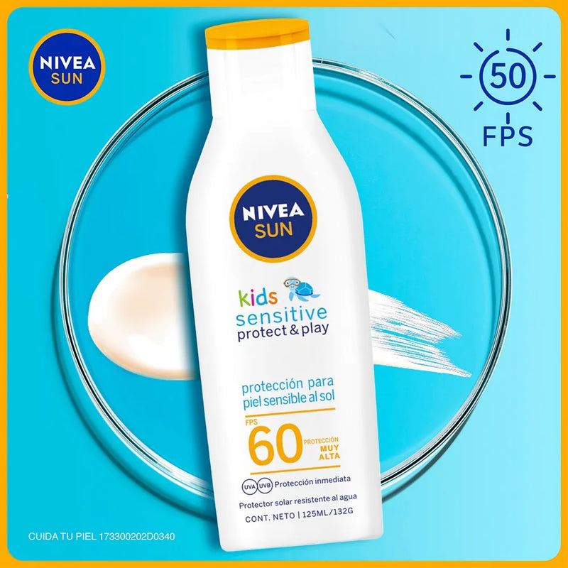 Nivea Sun Bloqueador Bebes y Niños Piel Sensible
