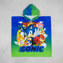 Toalla Con Capucha Poncho Niños Piscina Playa Natación Suave