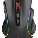 Combo Gamer Redragon K551rgb, Teclado Mecánico + Mouse M607 Negro Negro