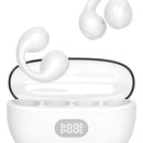 Audífonos Conducción Ósea De Clic Inalámbricos Bluetooth Color Blanco