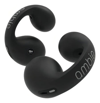 Auriculares de conducción ósea Ambie, color negro y rosa, Bluetooth, color claro como se muestra en la imagen