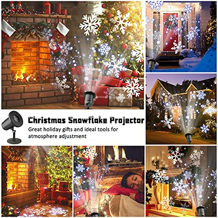 Proyector De Luces Navideñas Led - Decoración Navidad Exteri
