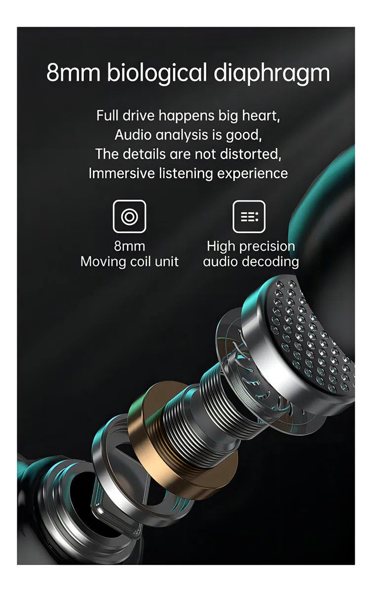 Auriculares Inalámbricos Bluetooth M25 Auriculares Con Reduc Color Negro