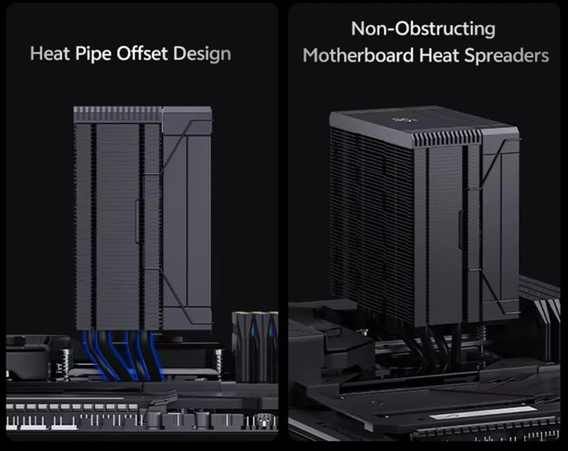 Cooler Disipador Para Intel - Amd Ventilador 120mm Snowman Negro