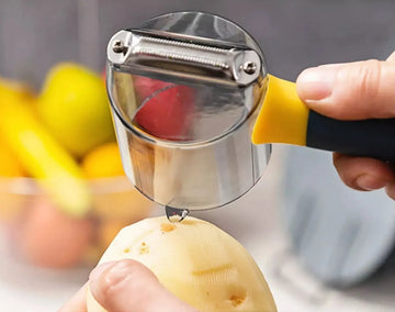Pelador De Verduras Frutas Multifuncional Con Almacenamiento