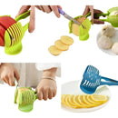 Cortadora De Frutas, Verduras, Papas Y Pinzas De 2 Piezas Rosa Chicle
