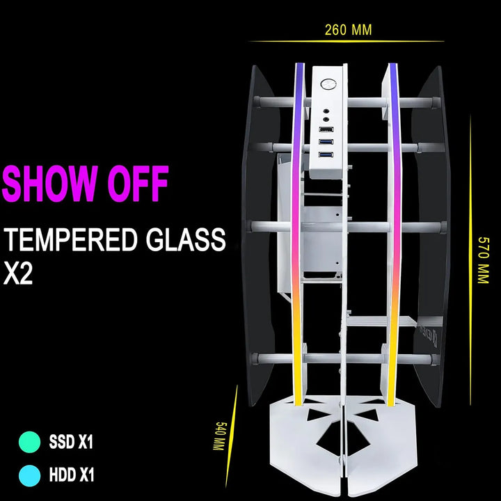 Funda De Pc Innovadora De Kediers - Juego De Vidrio Templado