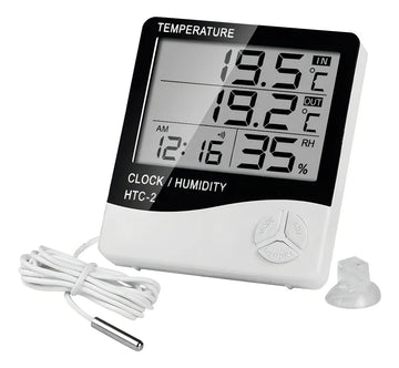 Ker Germany reloj termohigrometro digital sonda temperatura humedad Htc2 incluye calibración