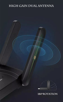 Adaptador Wifi Usb 3.0 Doble Banda 2.4/5g 1300 Mbps