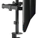 Soporte Para Monitor Doble Brazo De Acero Negro Ma301-22-000